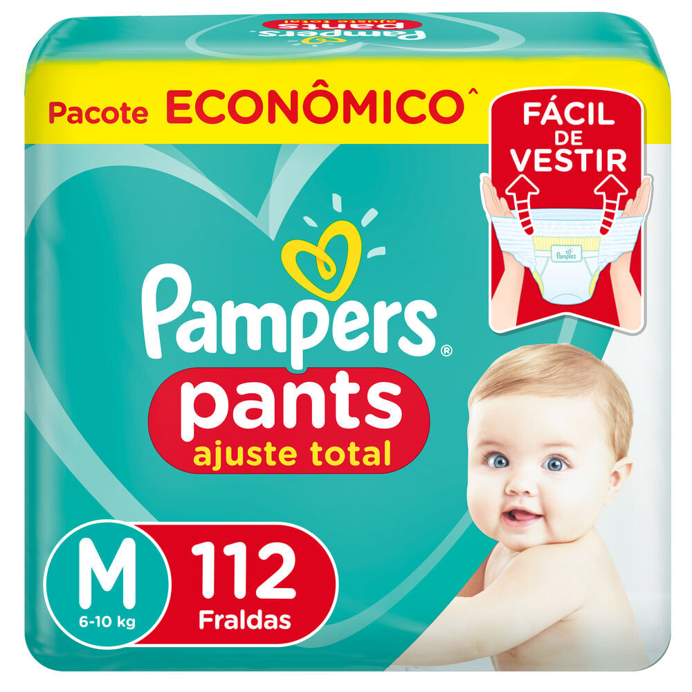 Pampers Baby Dry Pants, MEDIUM SIZE, 56 Pcs. PACK, SET OF 2 PACKS, FOR Baby  Weight 7-12 Kg. - M Diaper (112 Pieces) in Thane at best price by New Shree  Ganesh - Justdial